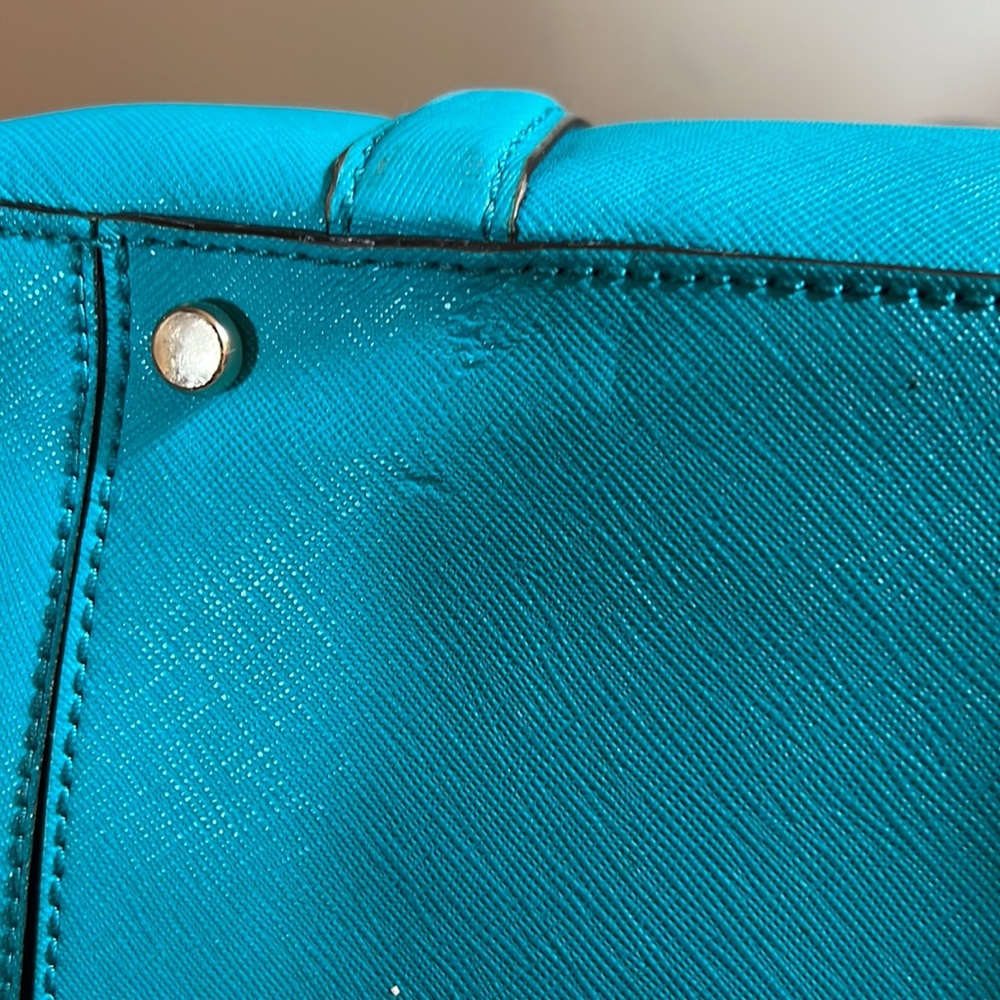 Beautiful Kate Spade Tote Teal - Picture 10 of 10